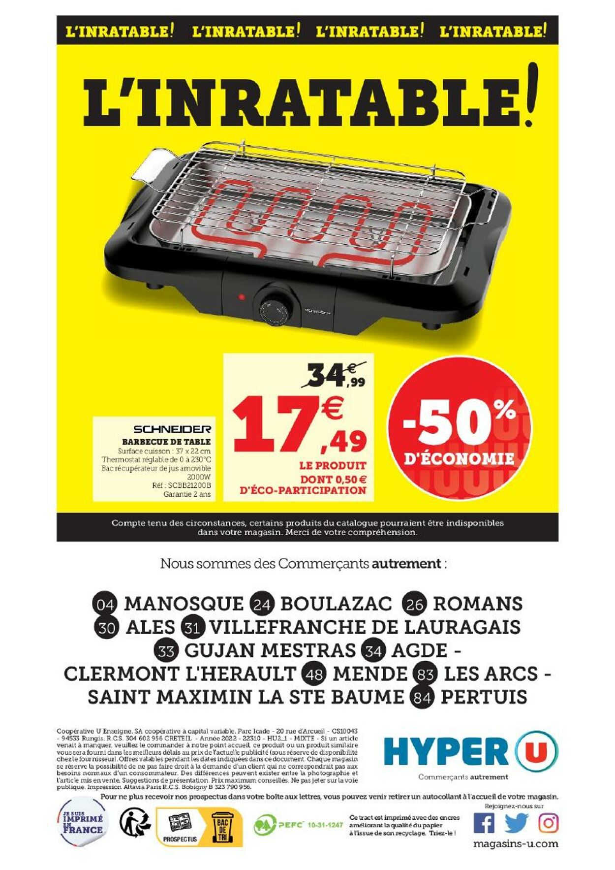 Catalogue Magasins U 31.05.2022 - 11.06.2022