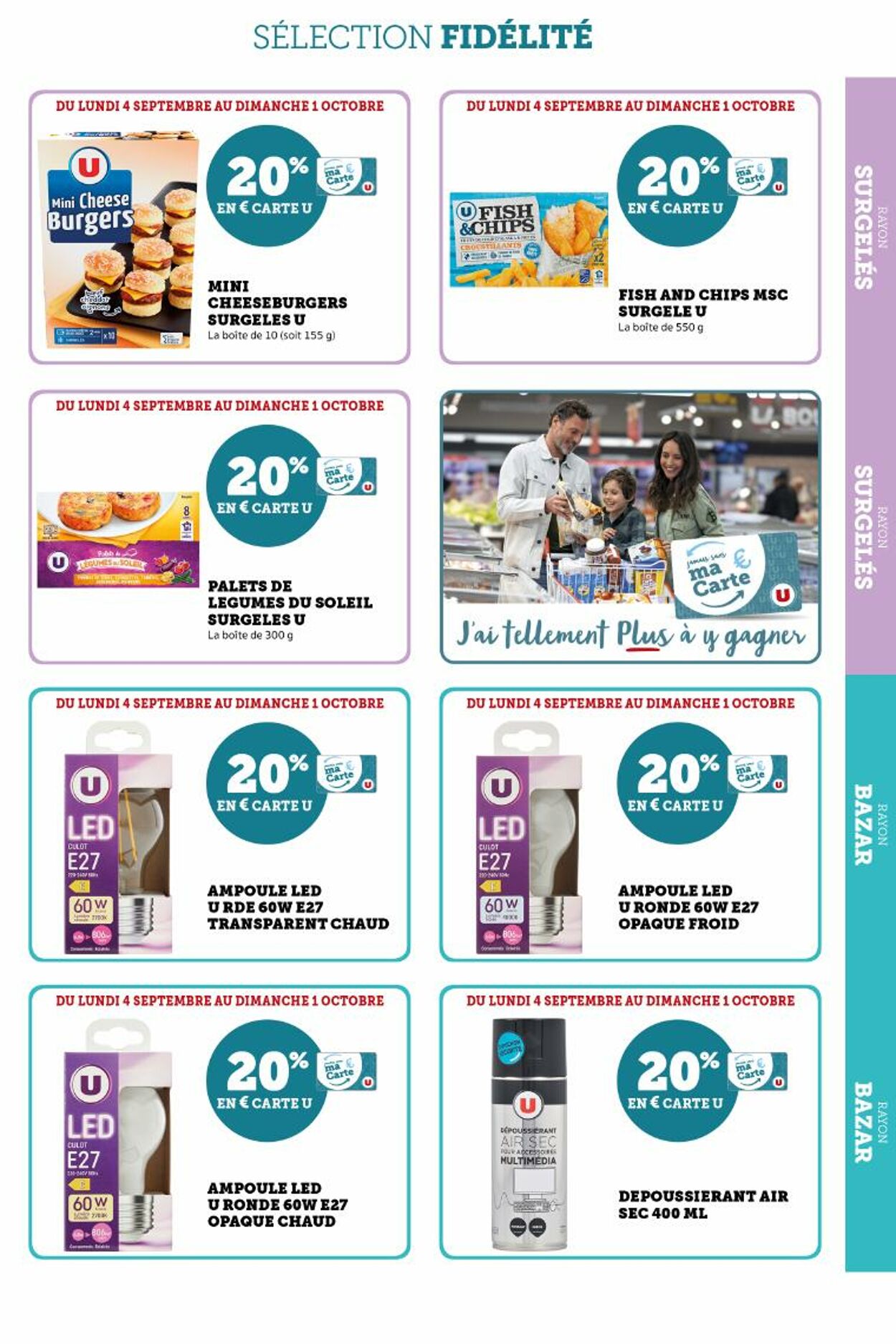 Catalogue Magasins U 04.09.2023 - 01.10.2023