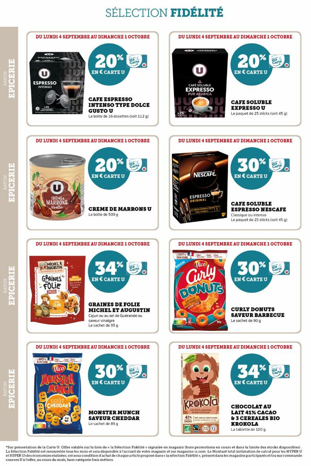 Catalogue Magasins U 04.09.2023 - 01.10.2023