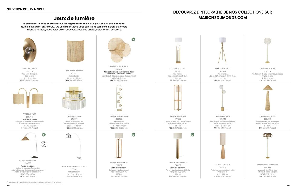 Catalogue Maisons Du Monde 01.03.2024 - 31.08.2024