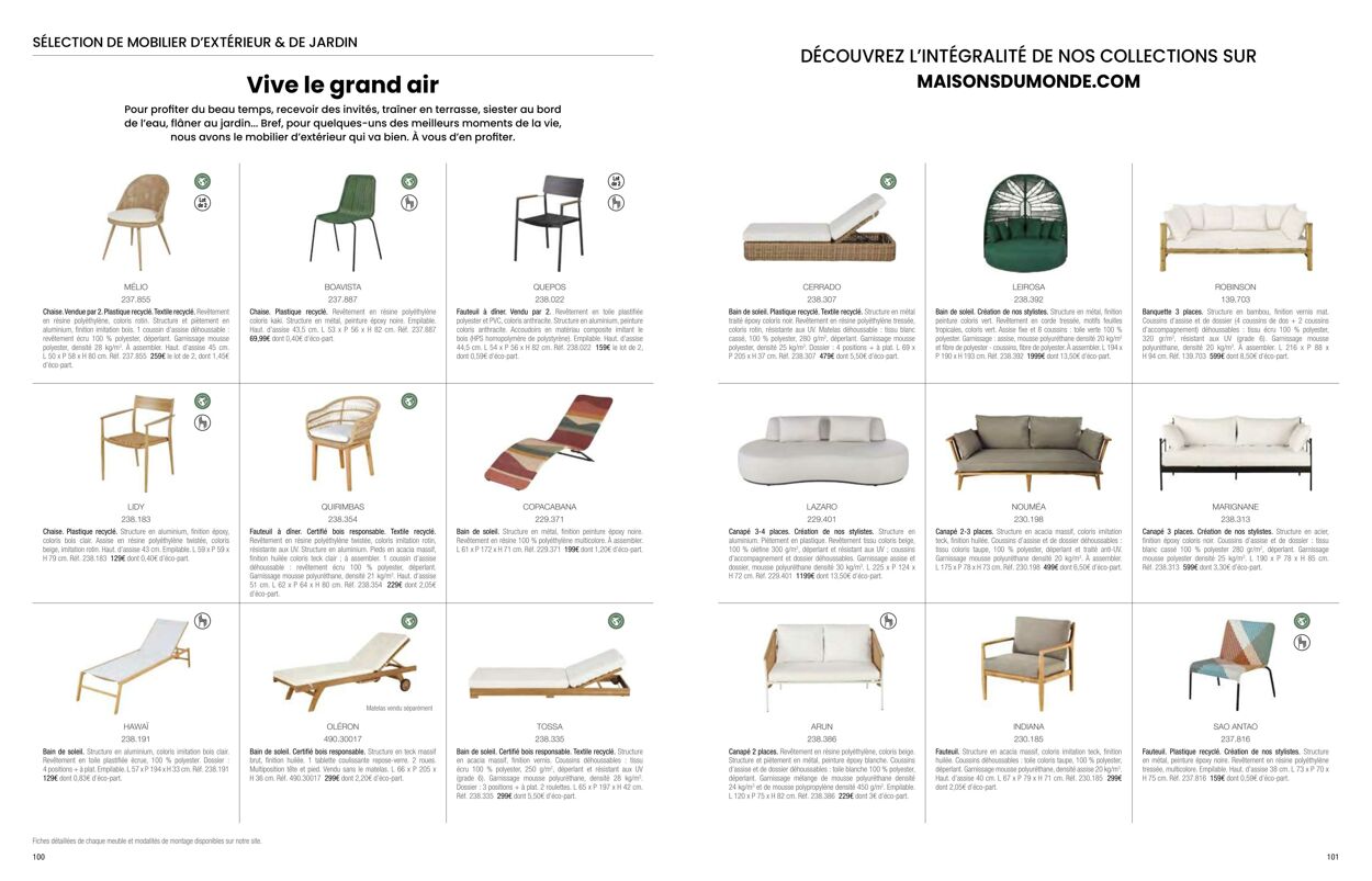 Catalogue Maisons Du Monde 01.03.2024 - 31.08.2024