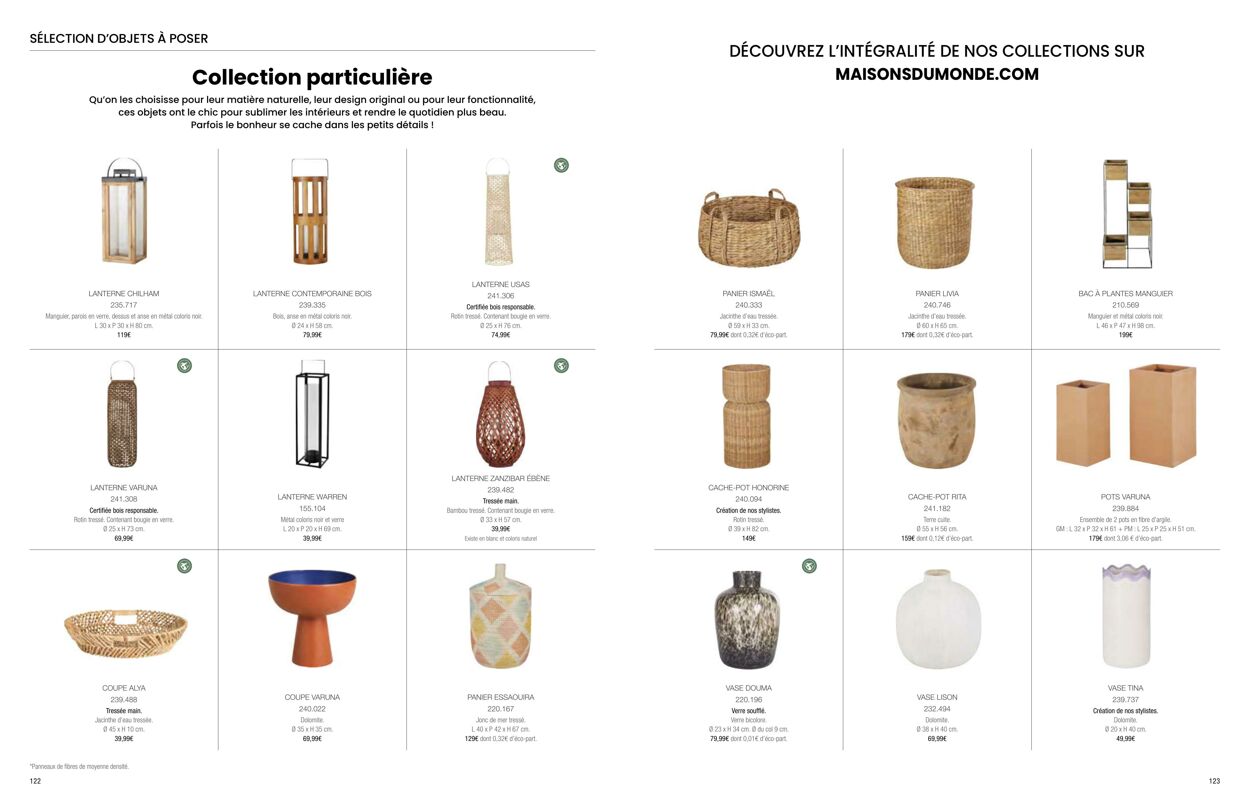 Catalogue Maisons Du Monde 01.03.2024 - 31.08.2024