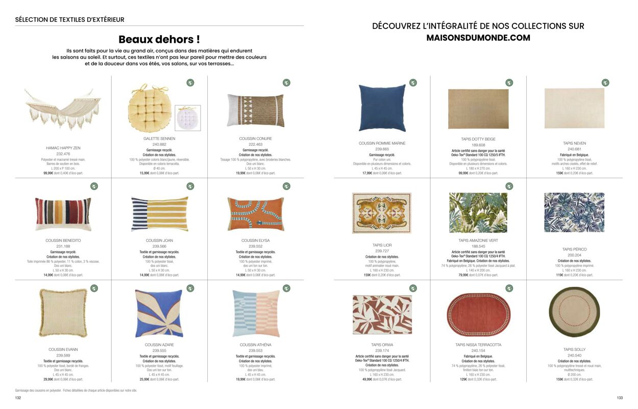 Catalogue Maisons Du Monde 01.03.2024 - 31.08.2024