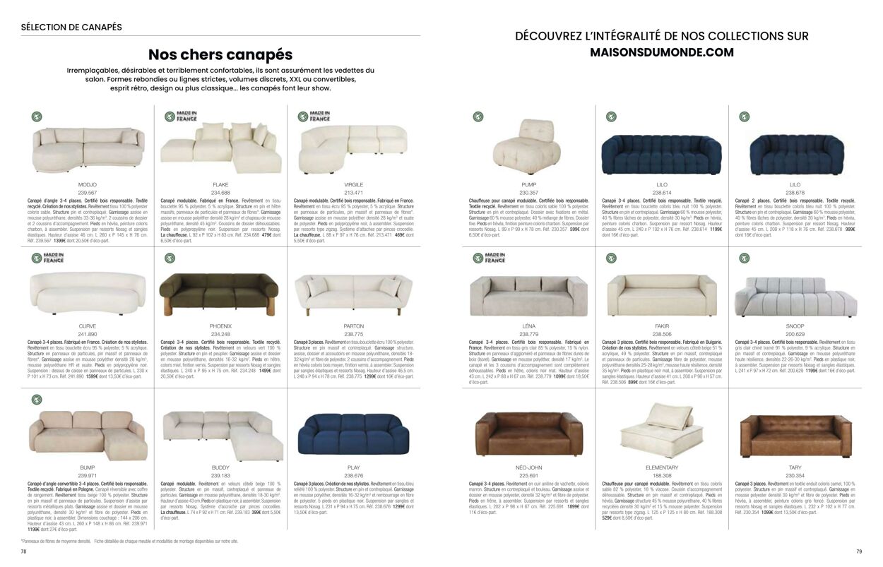 Catalogue Maisons Du Monde 01.03.2024 - 31.08.2024