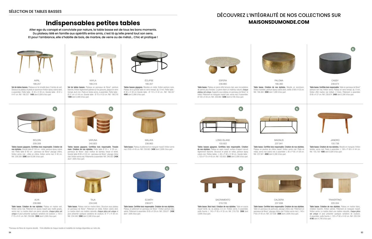 Catalogue Maisons Du Monde 01.03.2024 - 31.08.2024