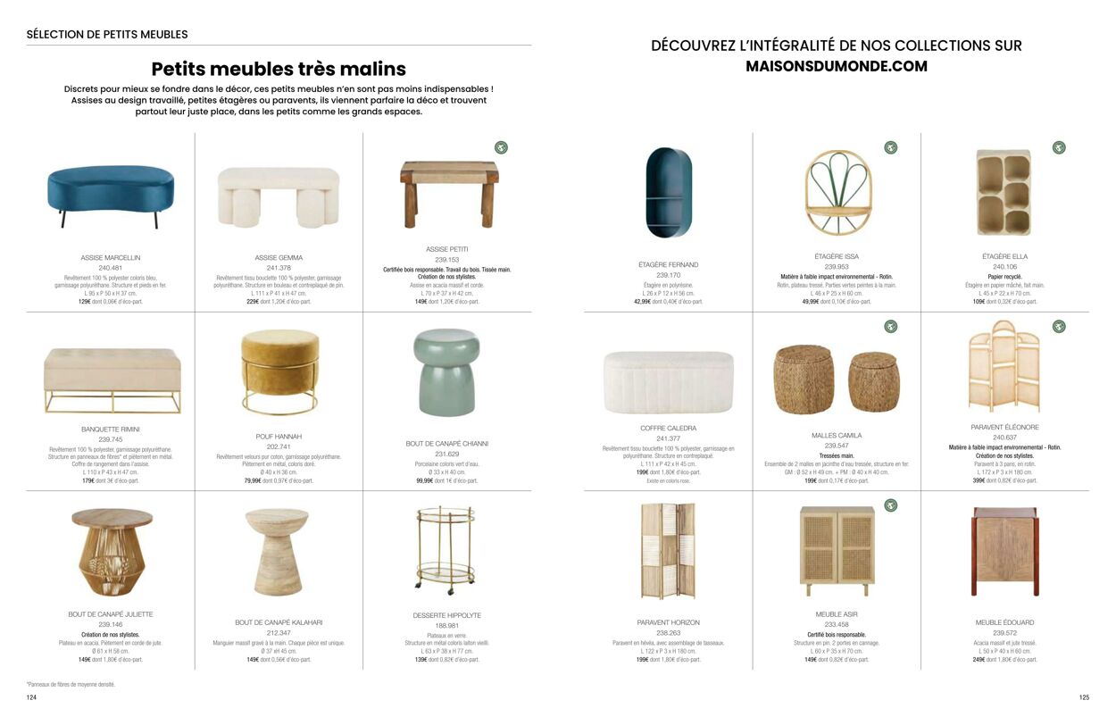 Catalogue Maisons Du Monde 01.03.2024 - 31.08.2024