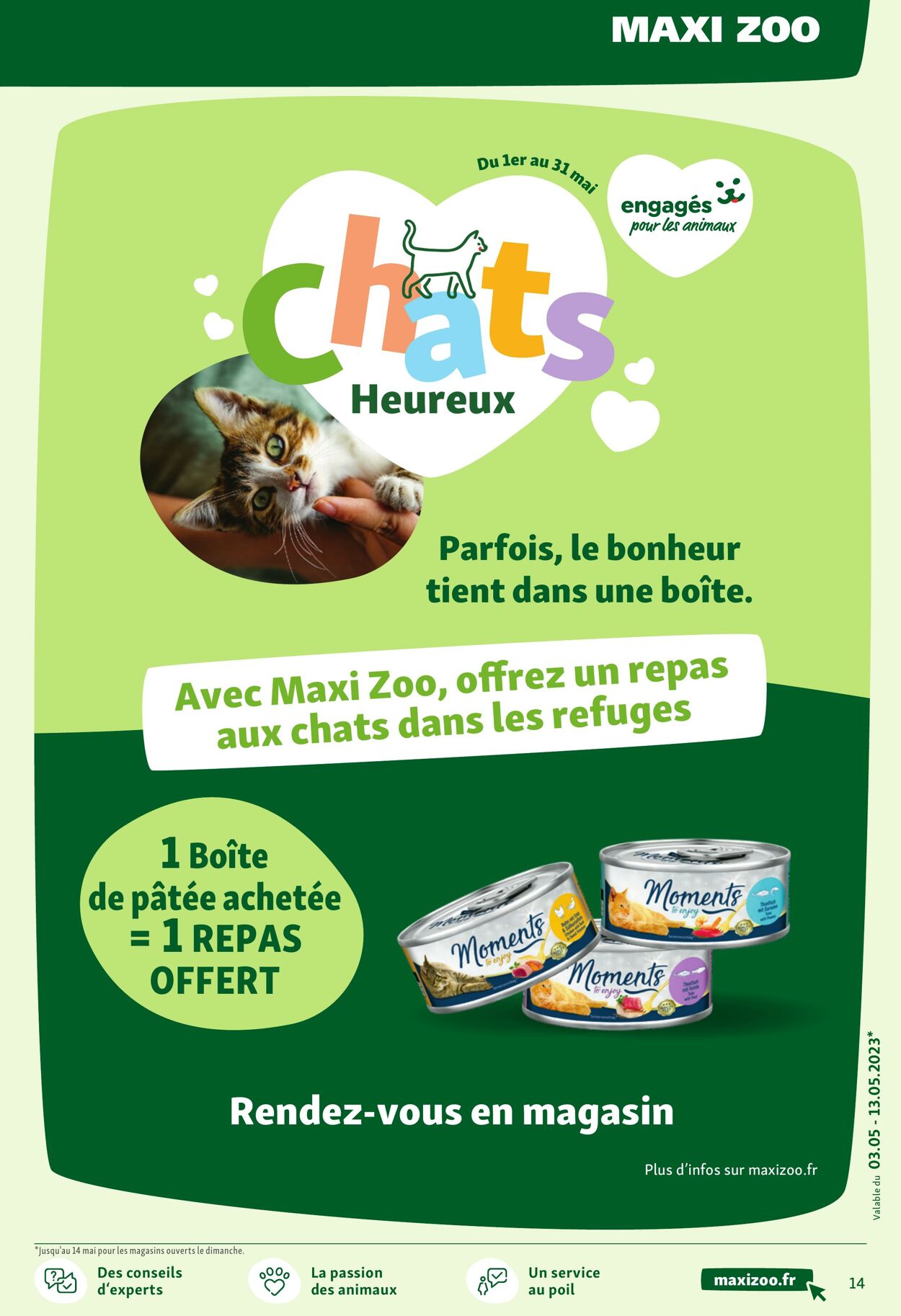 Catalogue Maxi Zoo 03.05.2023 - 13.05.2023