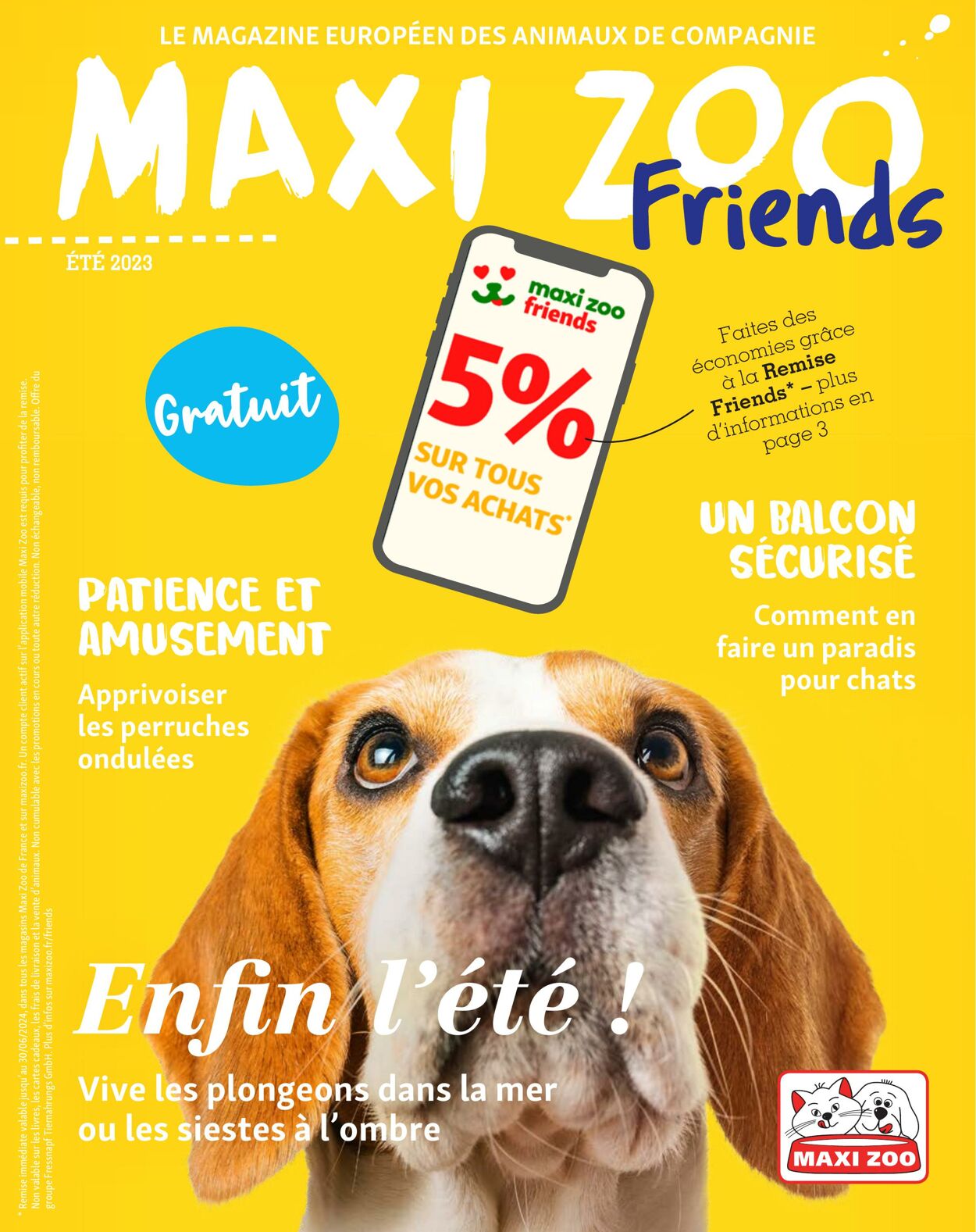 Catalogue Maxi Zoo 01.05.2023 - 31.08.2023