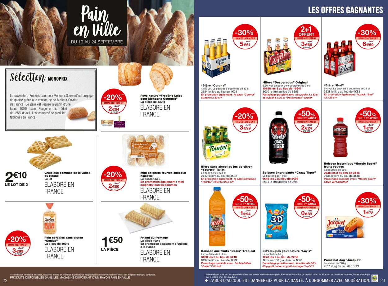 Catalogue Monoprix 13.09.2023 - 24.09.2023