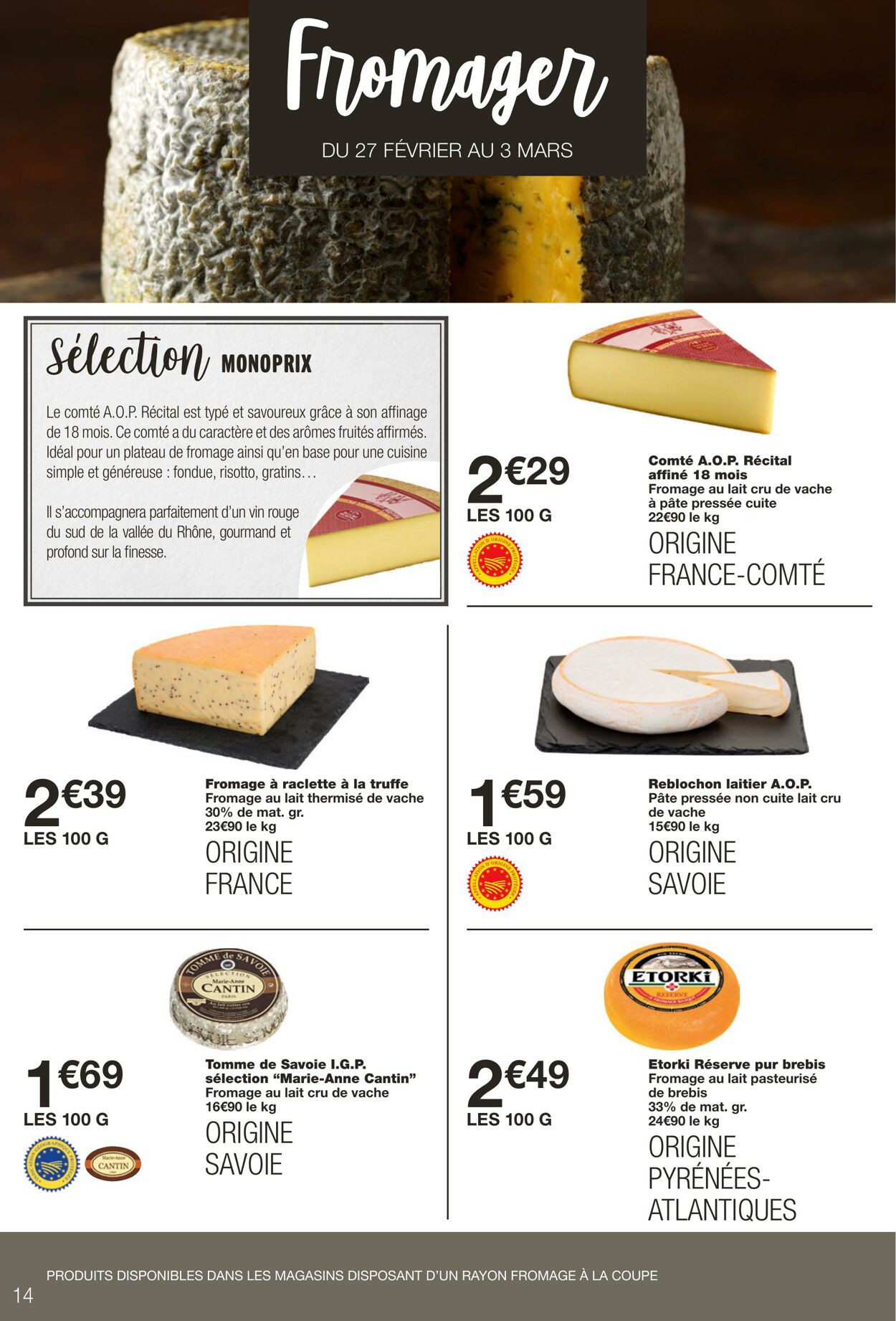 Catalogue Monoprix 21.02.2024 - 03.03.2024