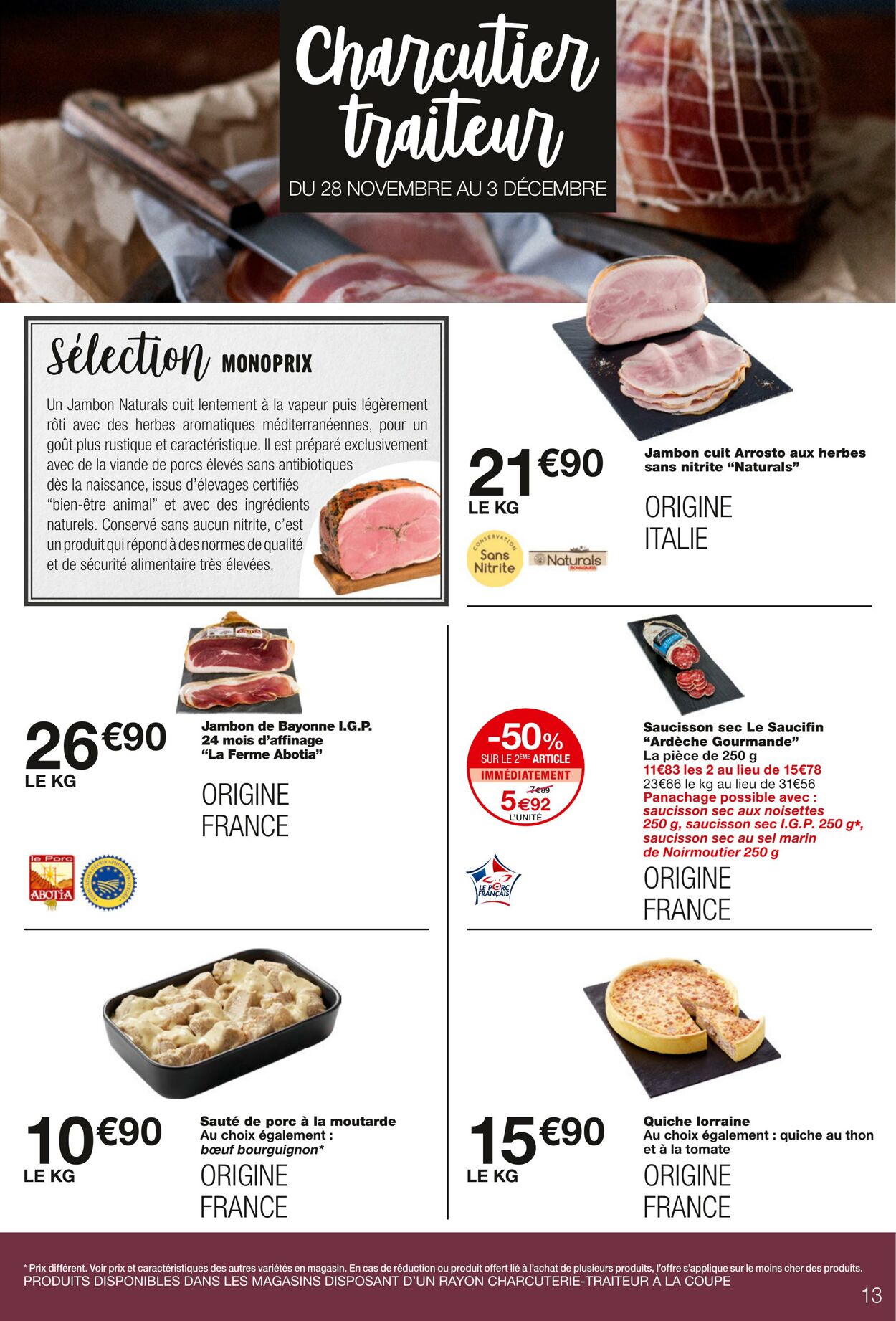 Catalogue Monoprix 22.11.2023 - 03.12.2023