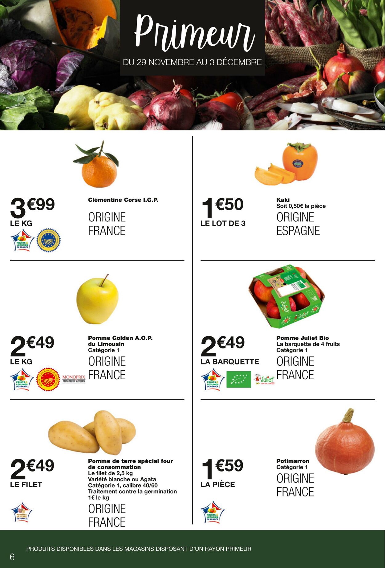 Catalogue Monoprix 22.11.2023 - 03.12.2023