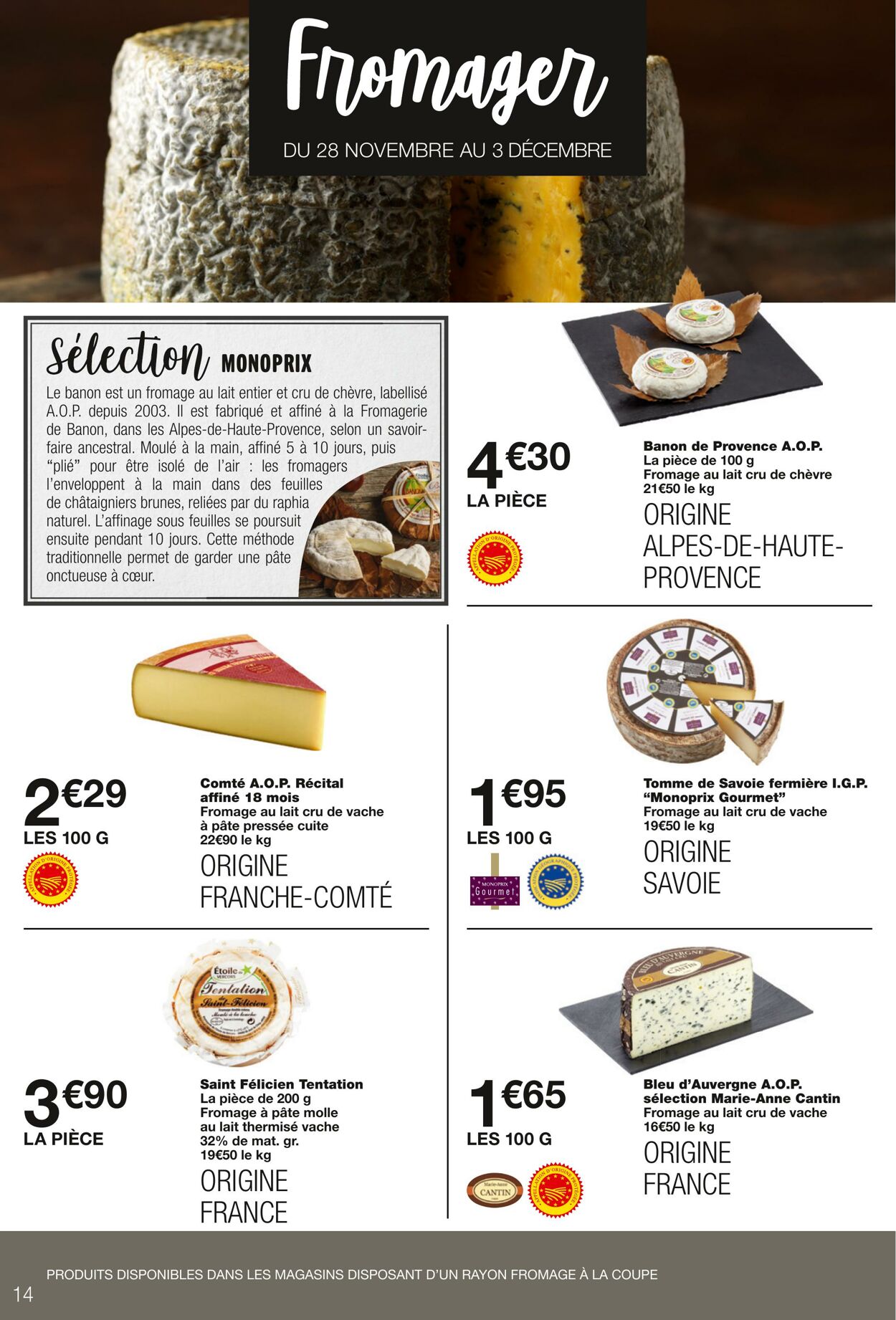 Catalogue Monoprix 22.11.2023 - 03.12.2023