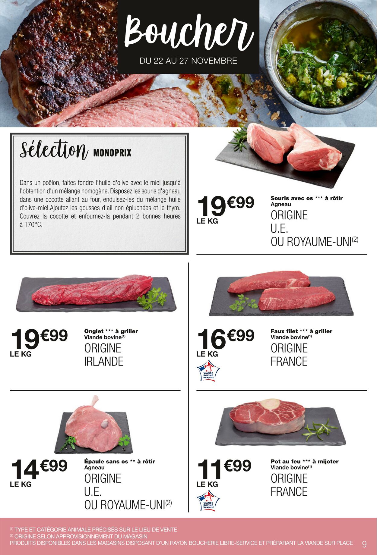 Catalogue Monoprix 22.11.2023 - 03.12.2023