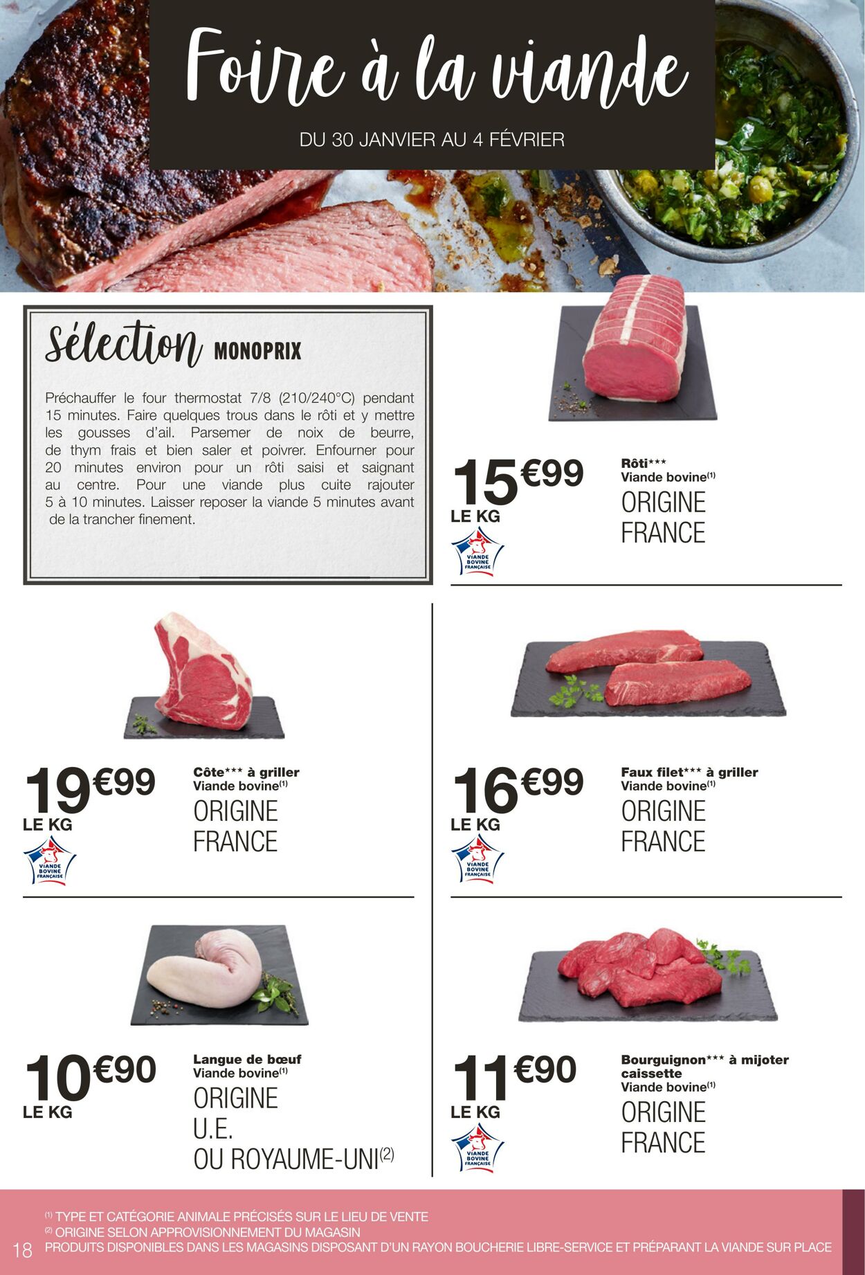 Catalogue Monoprix 24.01.2024 - 04.02.2024