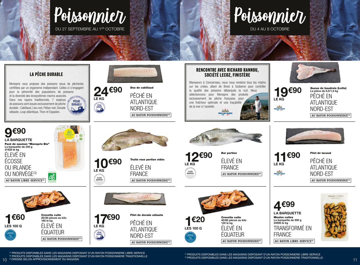 Catalogue Monoprix 27.09.2023 - 08.10.2023