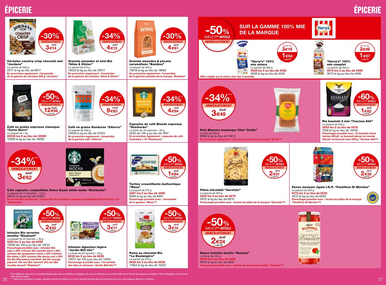 Catalogue Monoprix 27.09.2023 - 08.10.2023