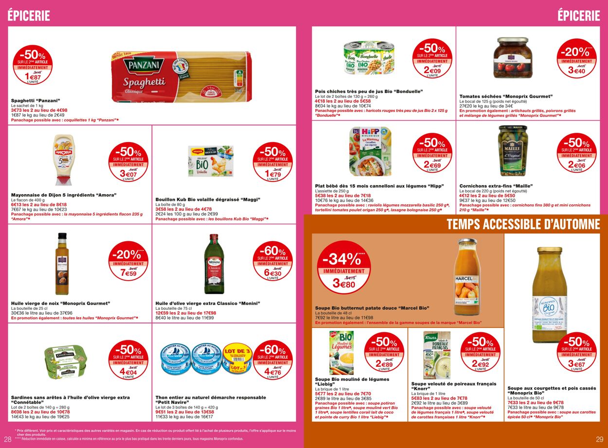 Catalogue Monoprix 27.09.2023 - 08.10.2023