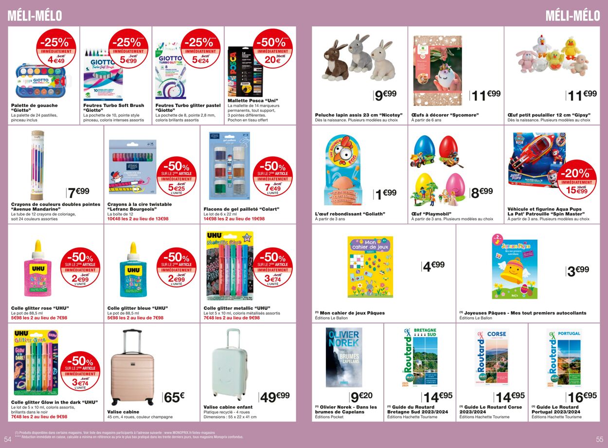 Catalogue Monoprix 29.03.2023 - 10.04.2023