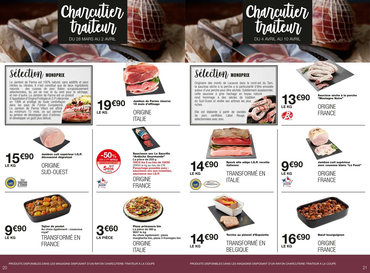 Catalogue Monoprix 29.03.2023 - 10.04.2023