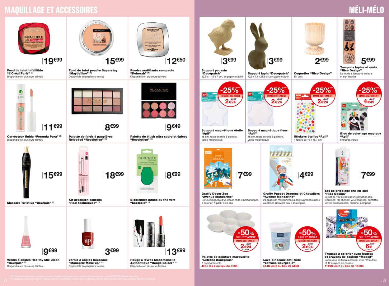 Catalogue Monoprix 29.03.2023 - 10.04.2023