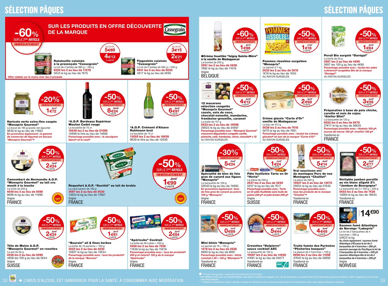 Catalogue Monoprix 29.03.2023 - 10.04.2023