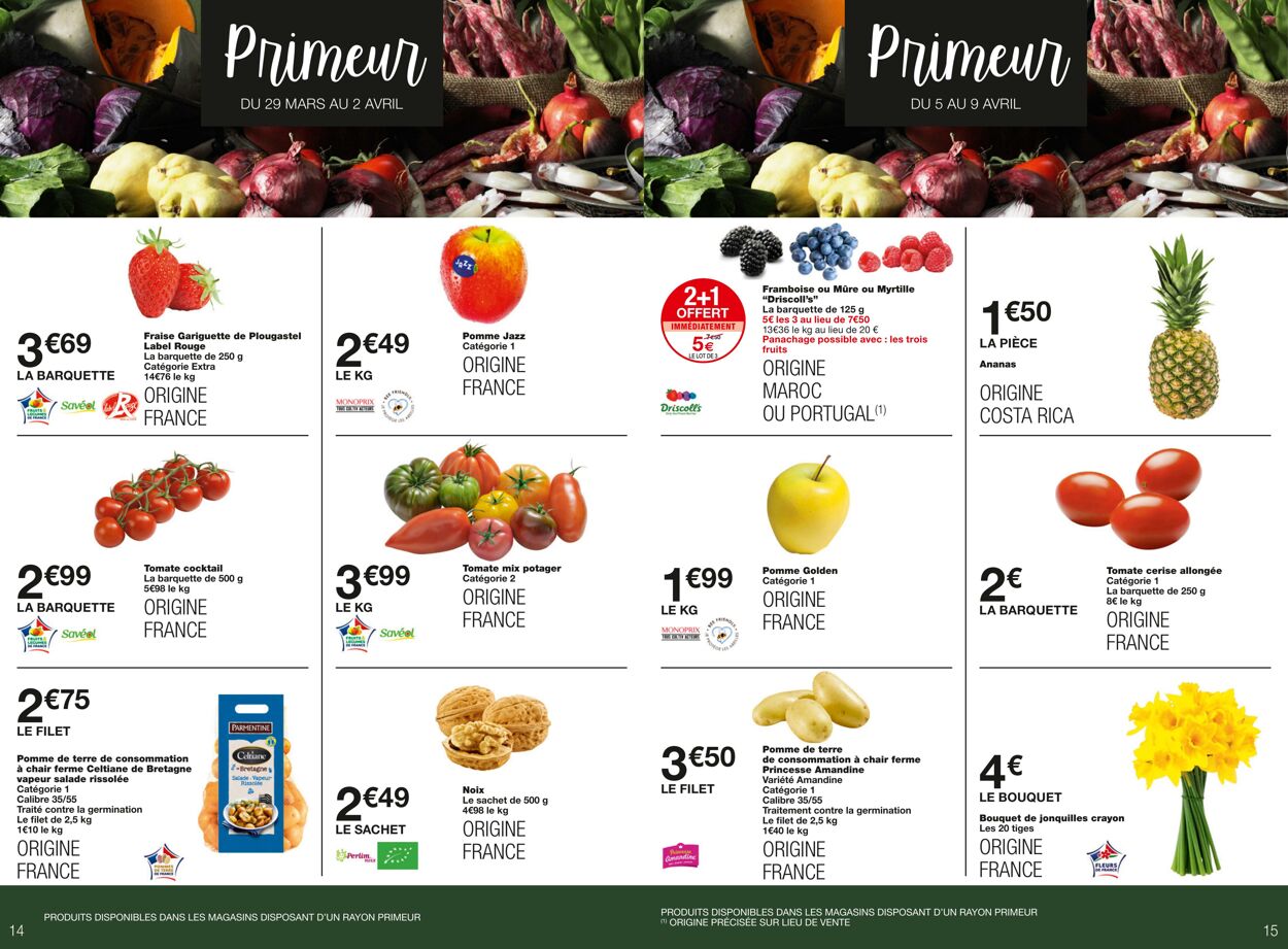 Catalogue Monoprix 29.03.2023 - 10.04.2023