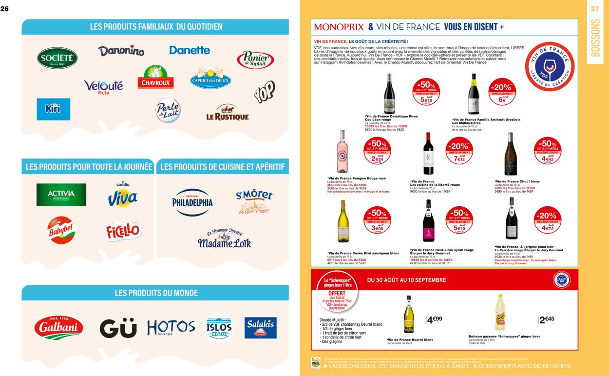 Catalogue Monoprix 30.08.2023 - 10.09.2023