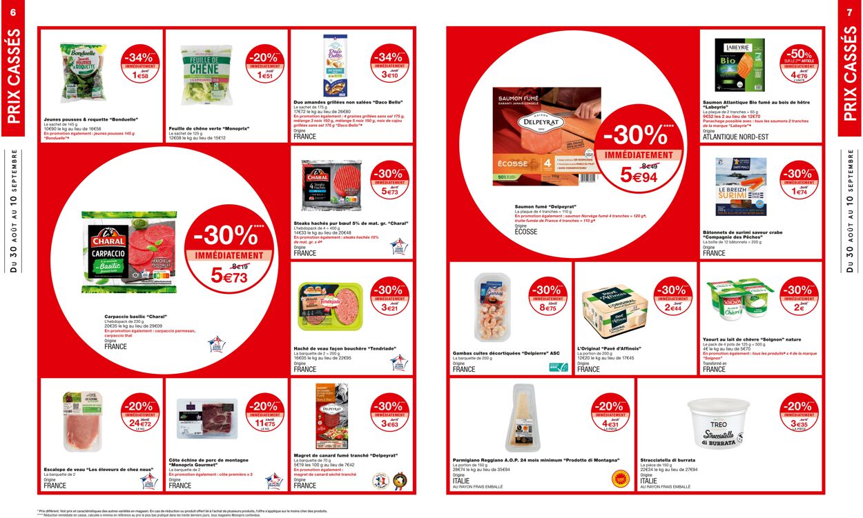 Catalogue Monoprix 30.08.2023 - 10.09.2023