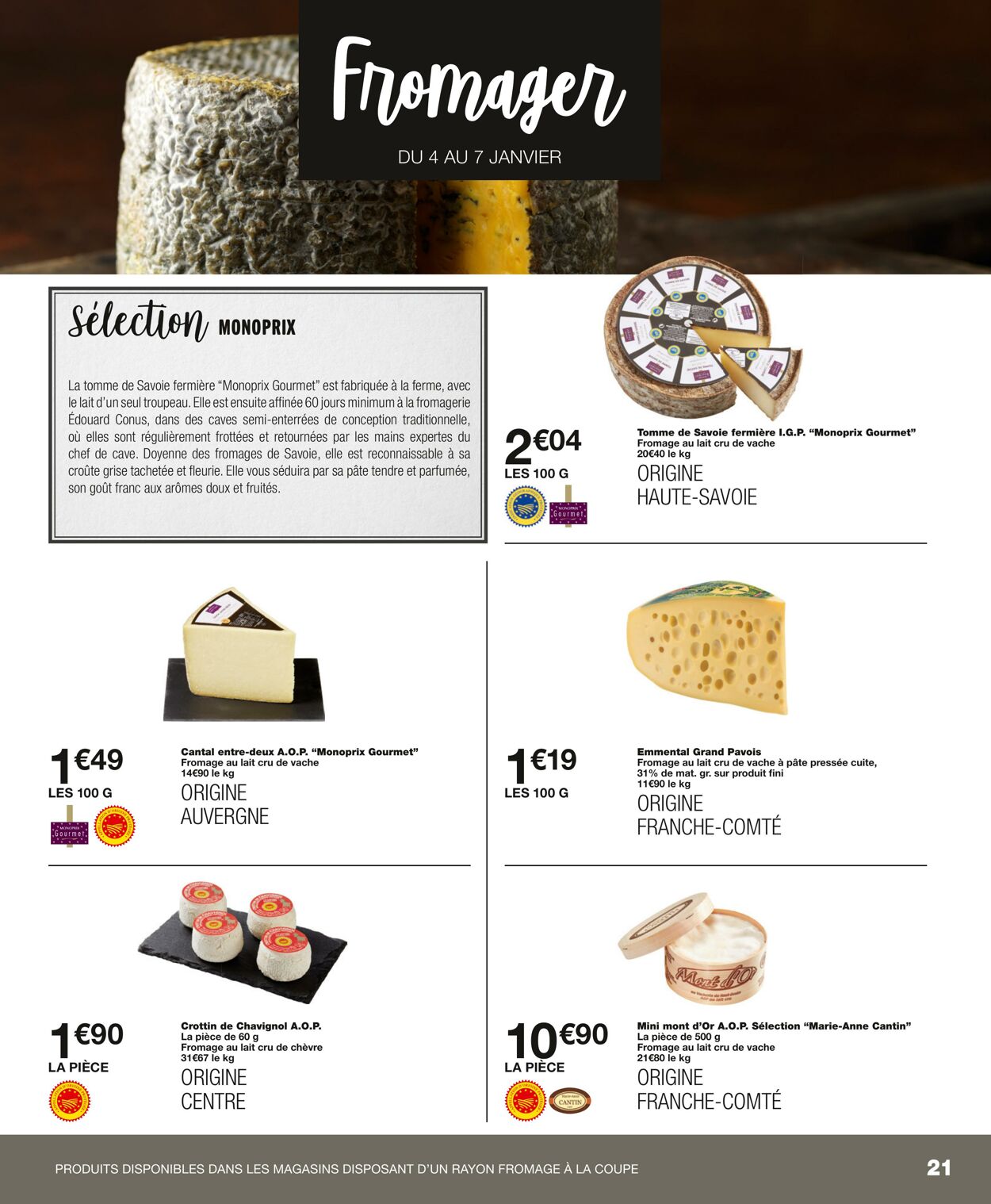 Catalogue Monoprix 04.01.2024 - 21.01.2024