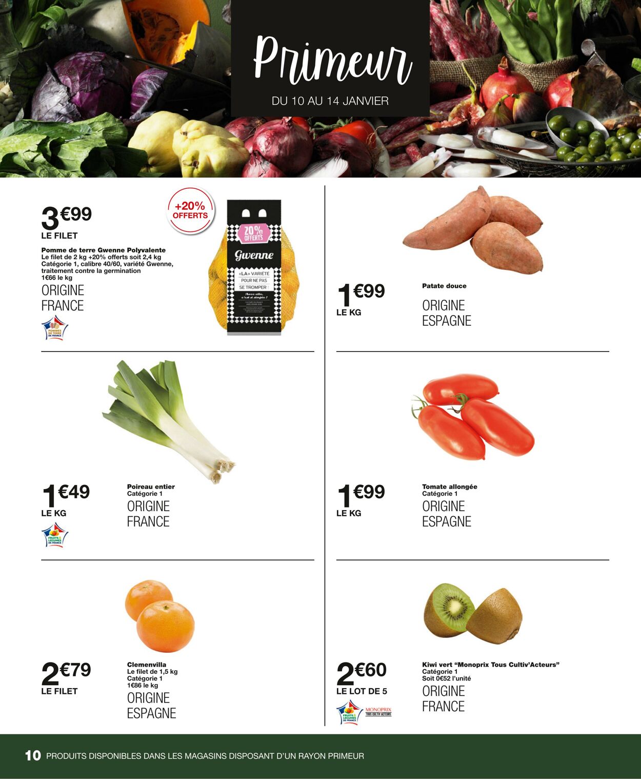 Catalogue Monoprix 04.01.2024 - 21.01.2024