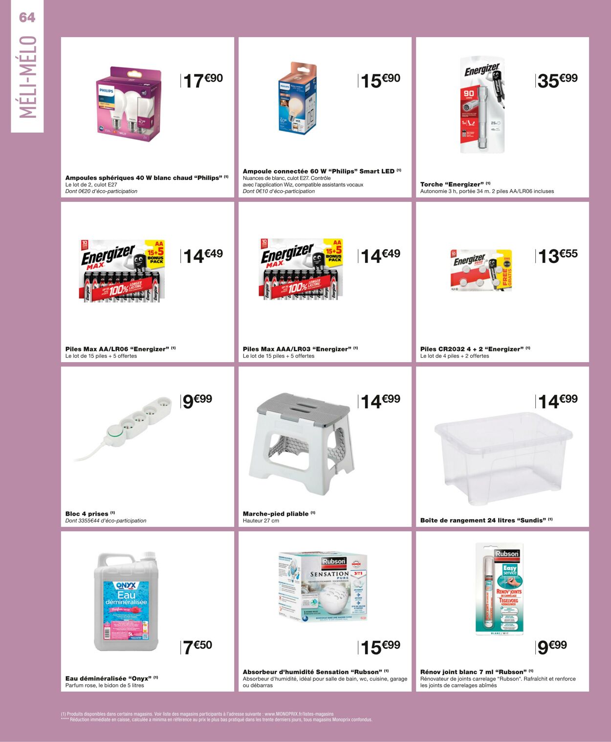 Catalogue Monoprix 04.01.2024 - 21.01.2024