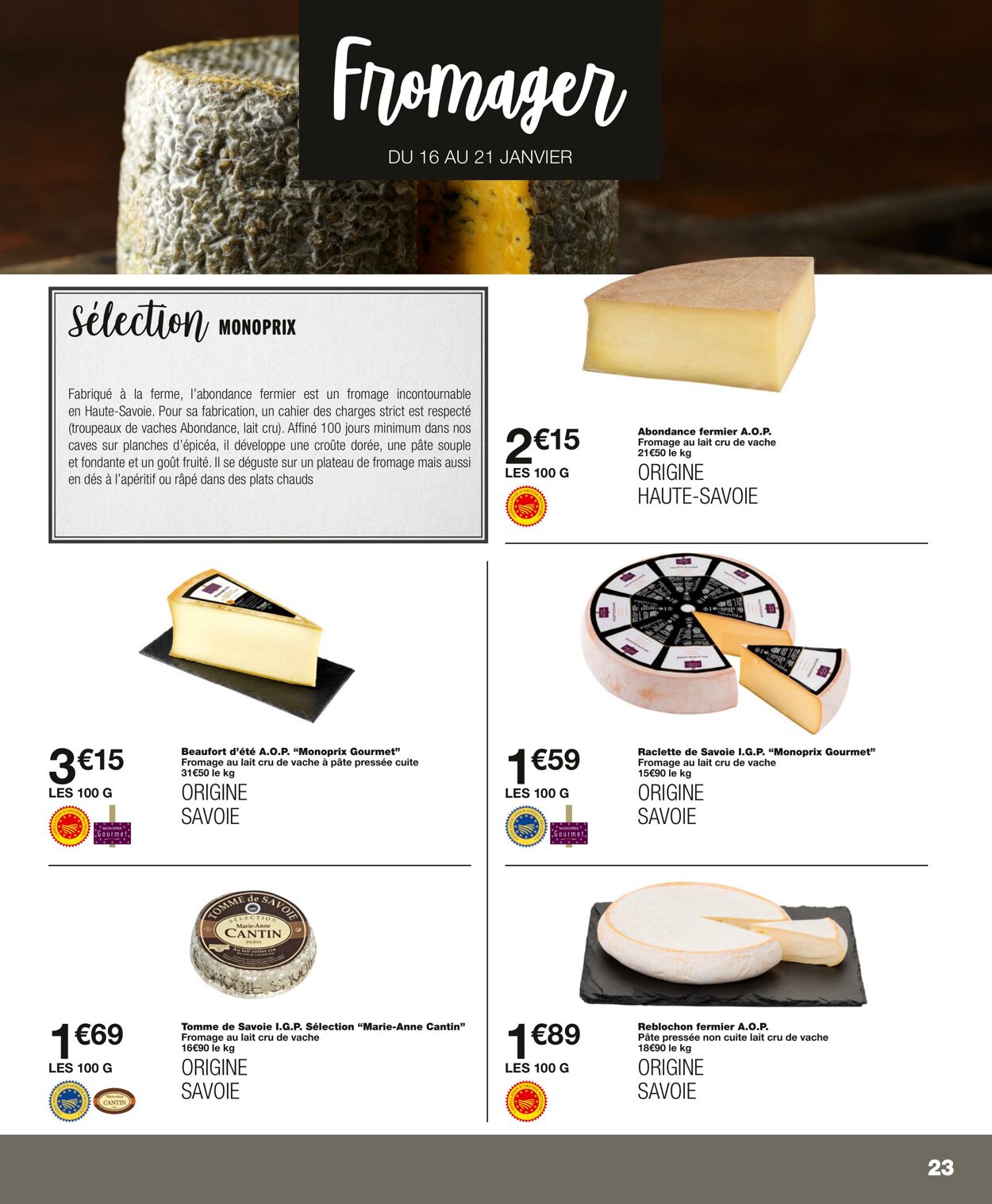 Catalogue Monoprix 04.01.2024 - 21.01.2024