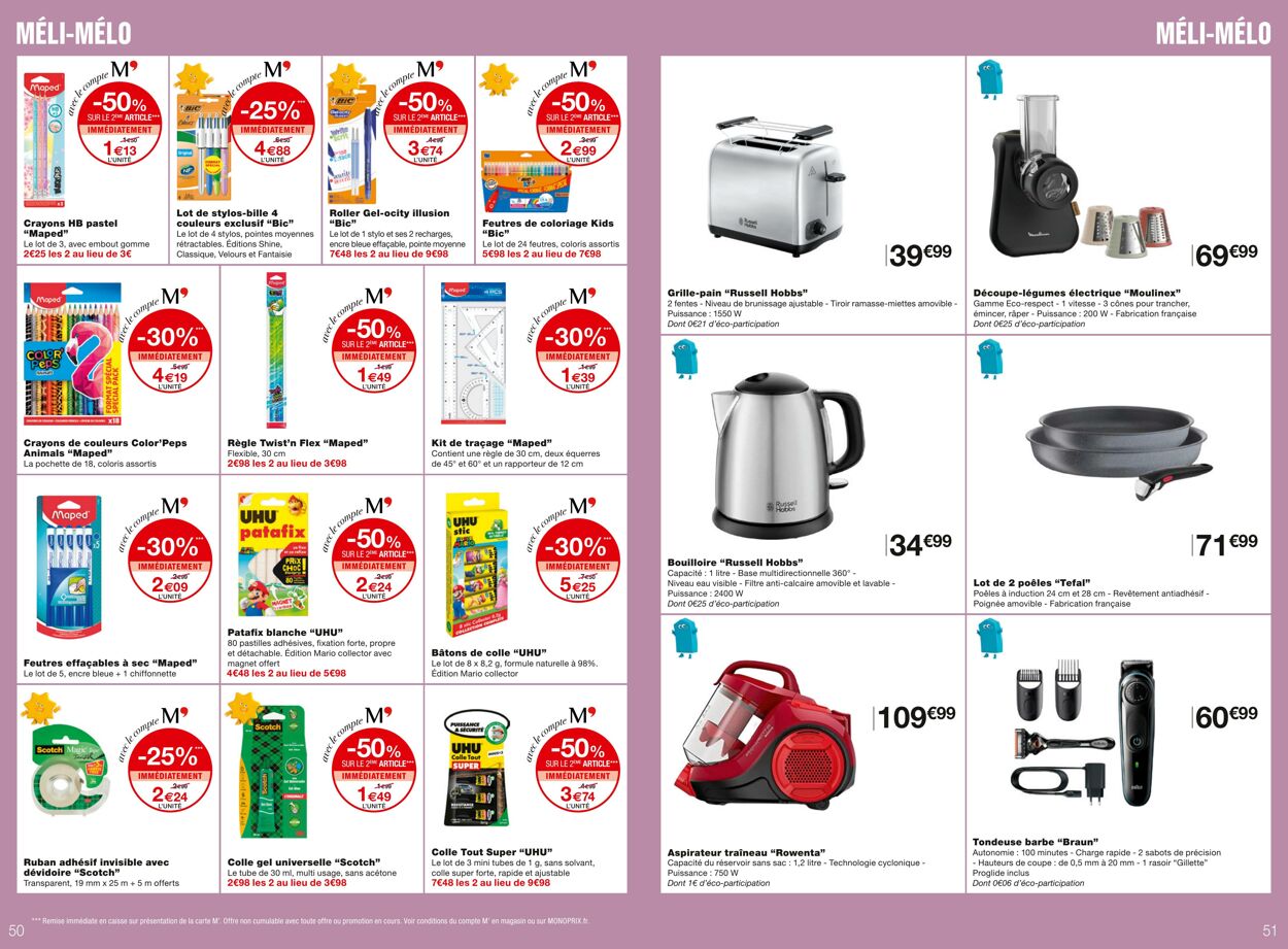 Catalogue Monoprix 05.07.2023 - 16.07.2023