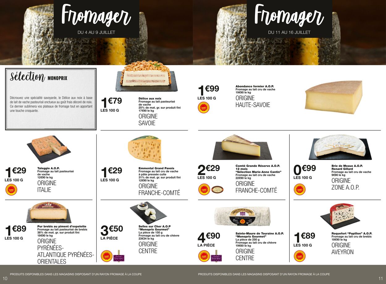 Catalogue Monoprix 05.07.2023 - 16.07.2023