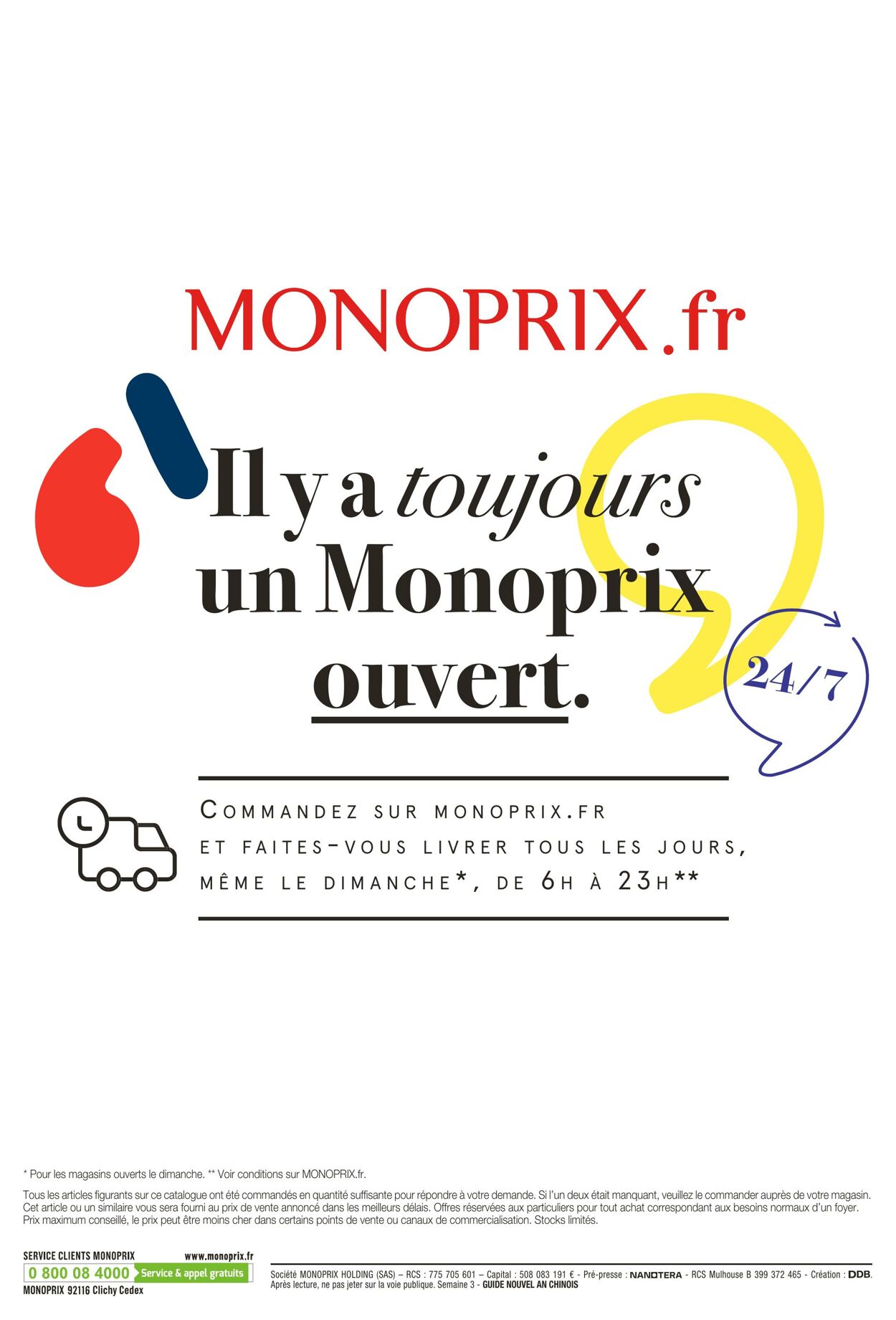 Catalogue Monoprix 11.01.2023 - 22.01.2023
