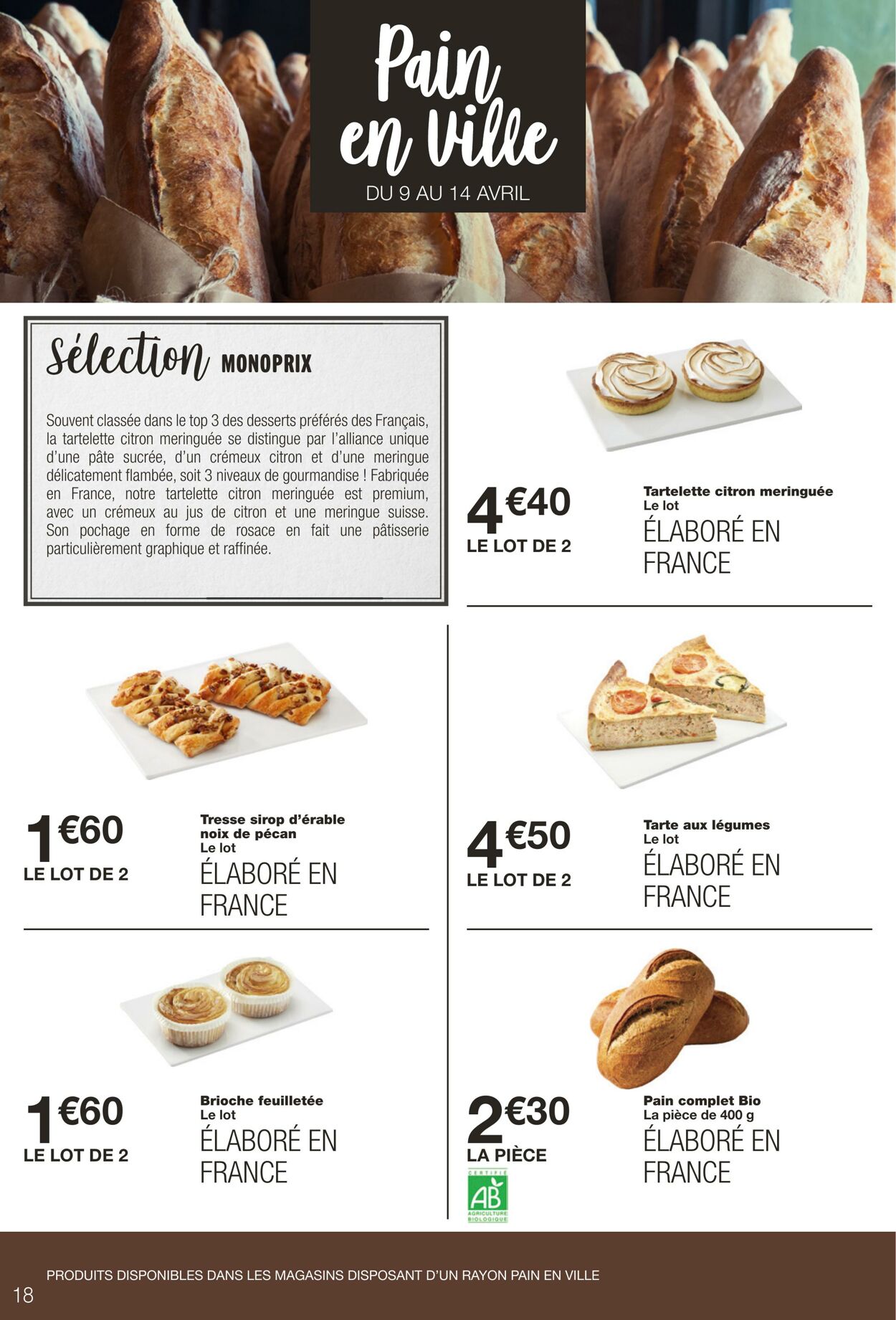 Catalogue Monoprix 03.04.2024 - 14.04.2024