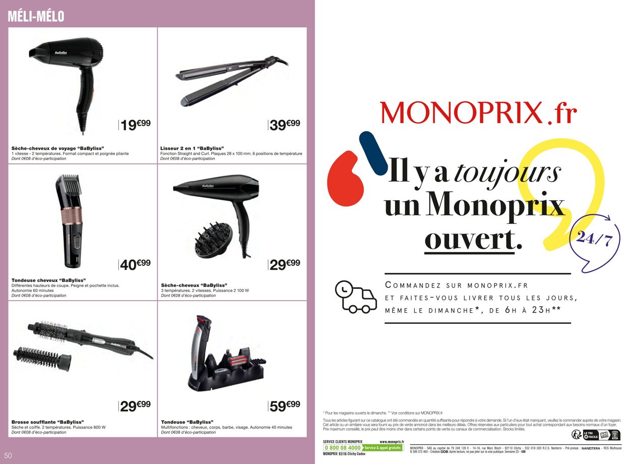 Catalogue Monoprix 22.06.2022 - 03.07.2022