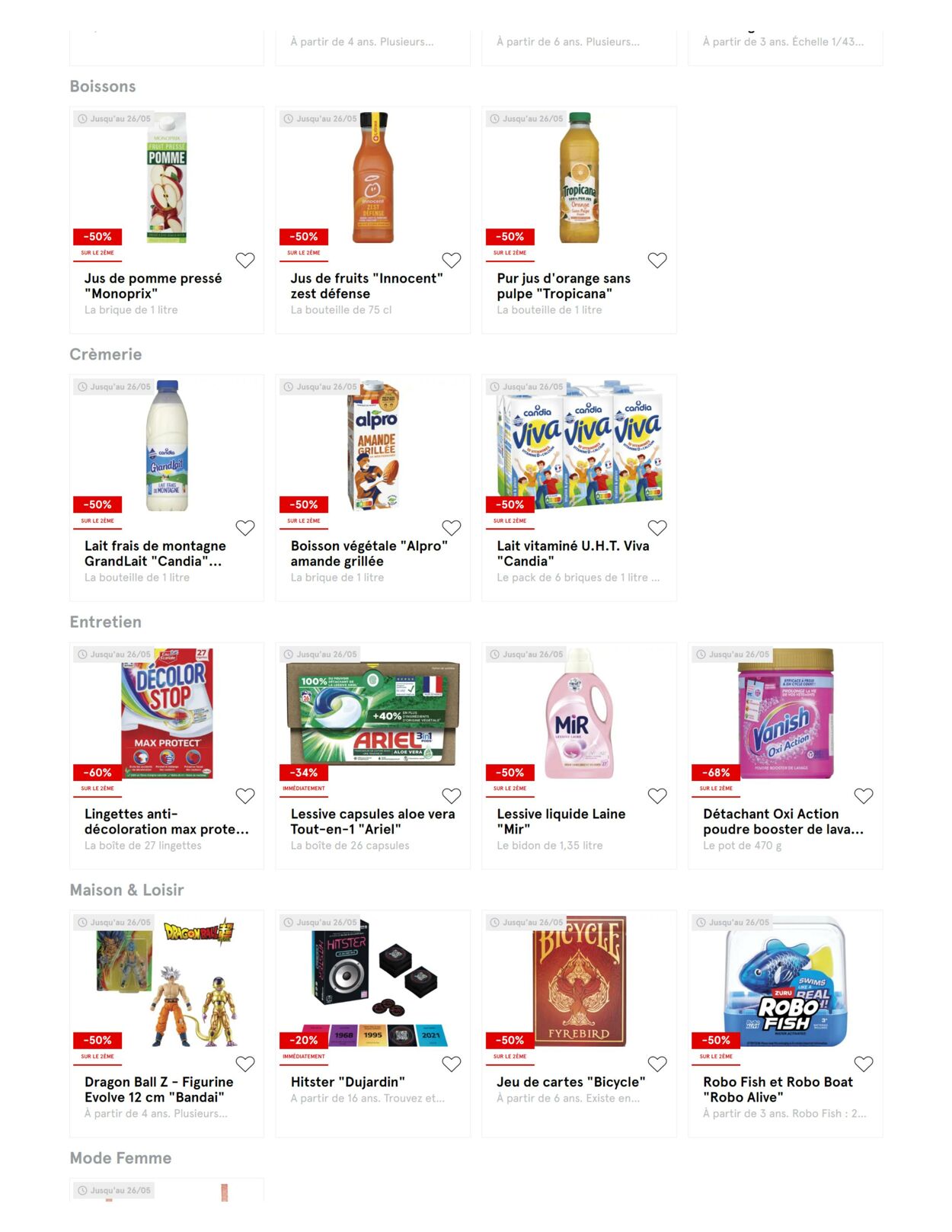 Catalogue Monoprix 15.05.2024 - 20.05.2024