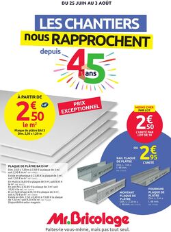 Catalogue Mr.Bricolage 25.06.2025 - 03.08.2025