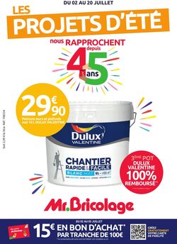 Catalogue Mr.Bricolage 02.07.2025 - 20.07.2025