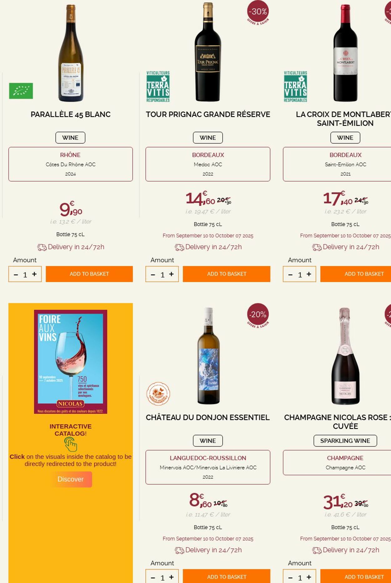 Catalogue Nicolas 29.09.2025 - 08.10.2025