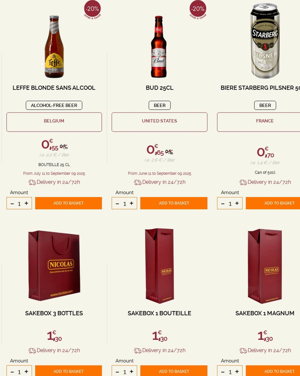Catalogue Nicolas 18.08.2025 - 27.08.2025