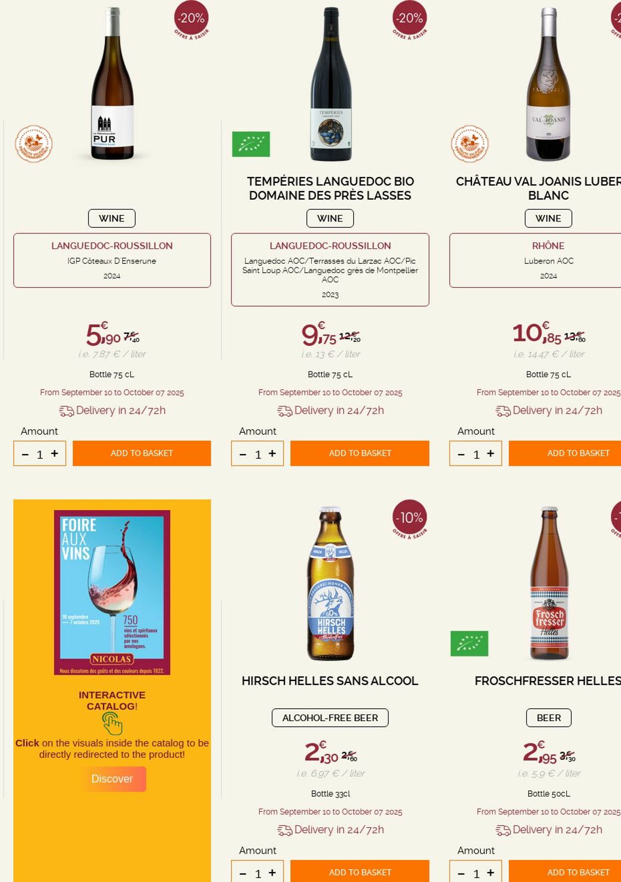 Catalogue Nicolas 22.09.2025 - 01.10.2025