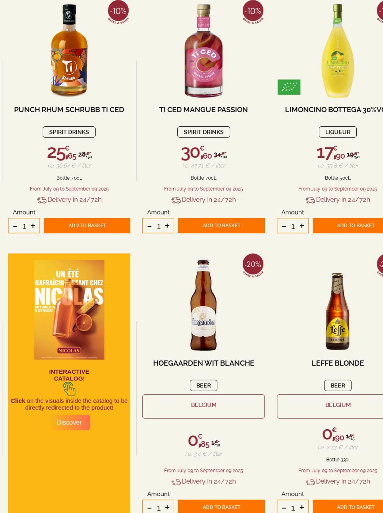 Catalogue Nicolas 04.08.2025 - 13.08.2025