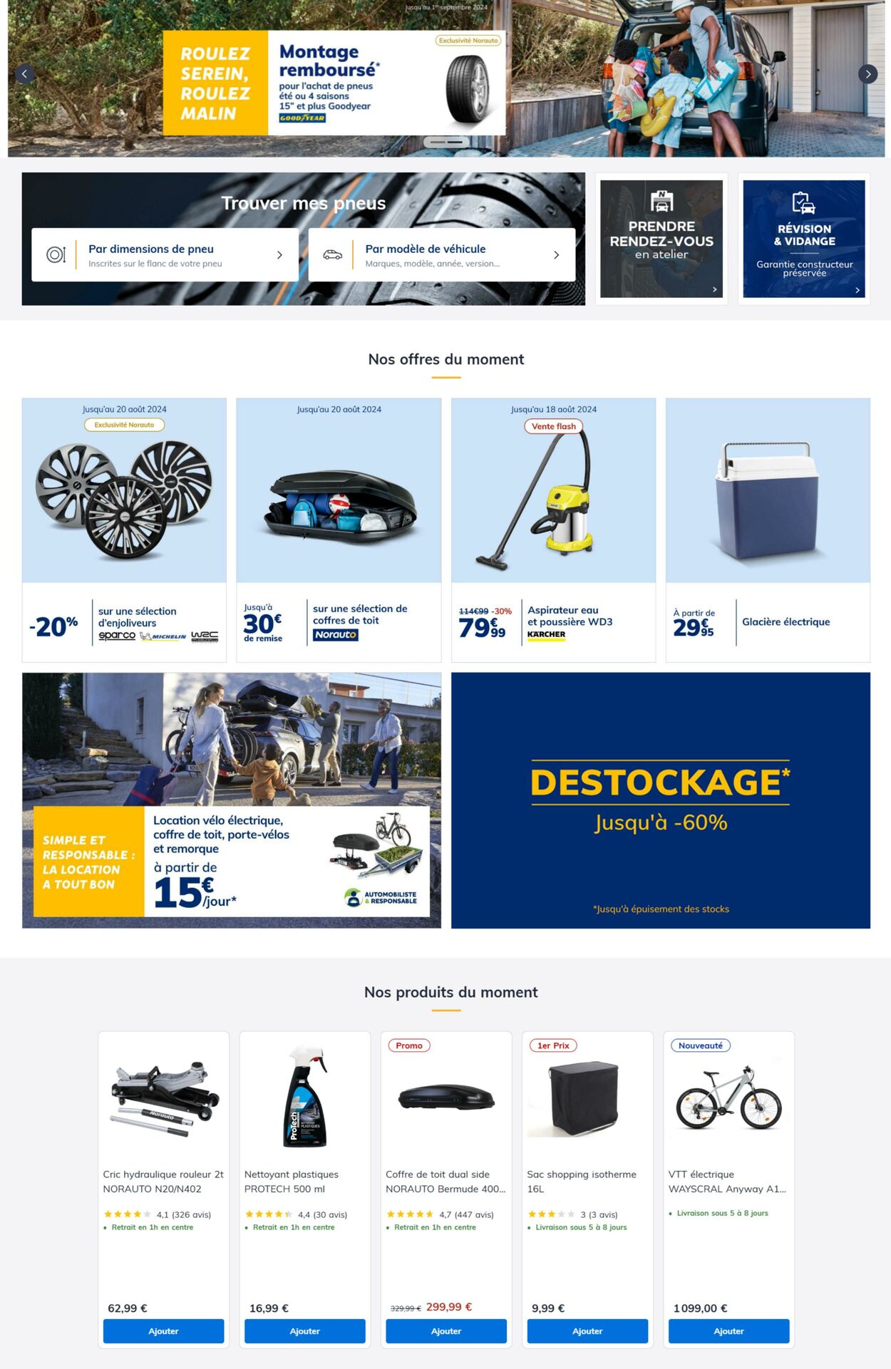 Catalogue Norauto 01.08.2024 - 31.08.2024