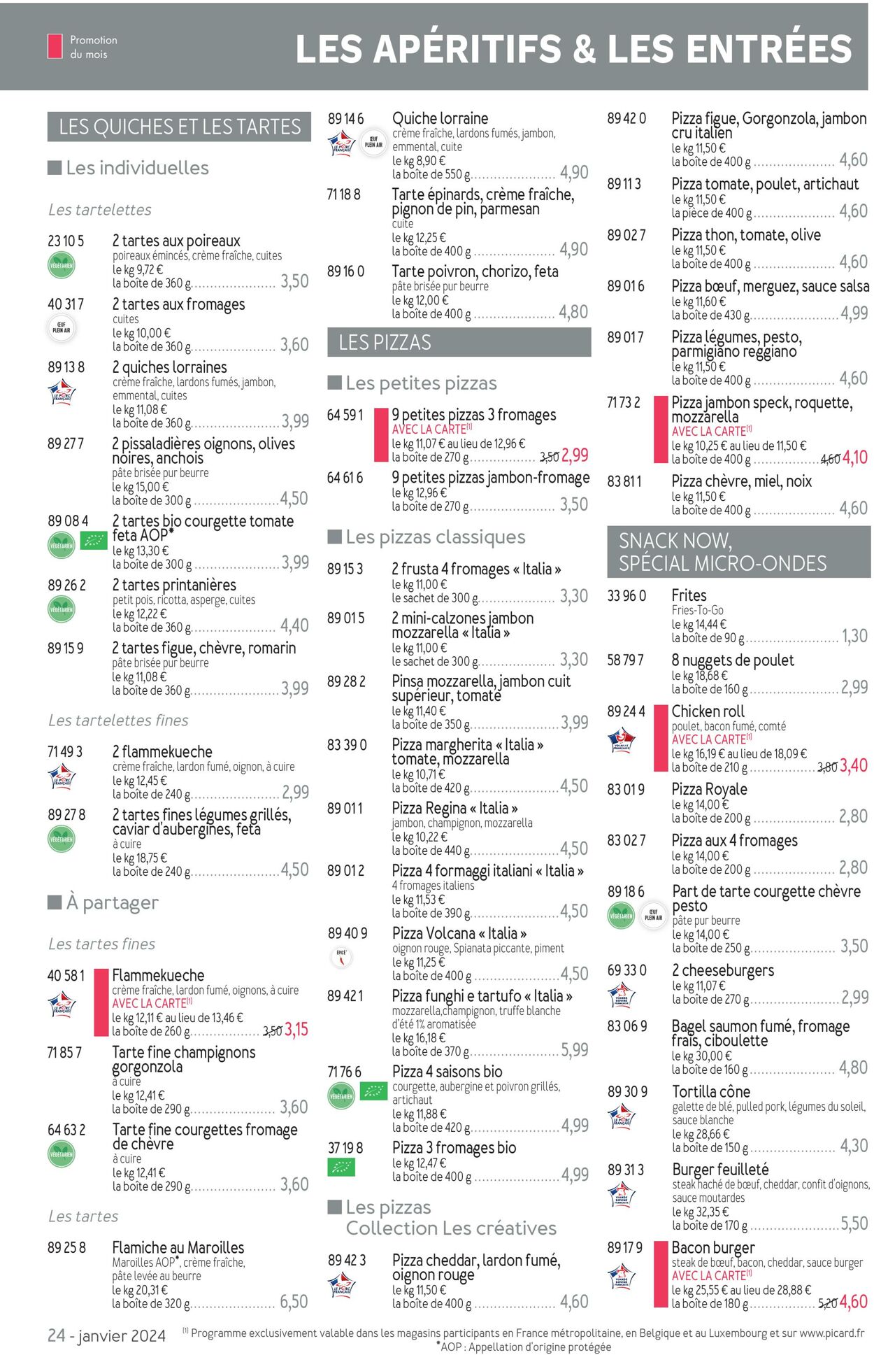 Catalogue Picard 01.01.2024 - 04.02.2024