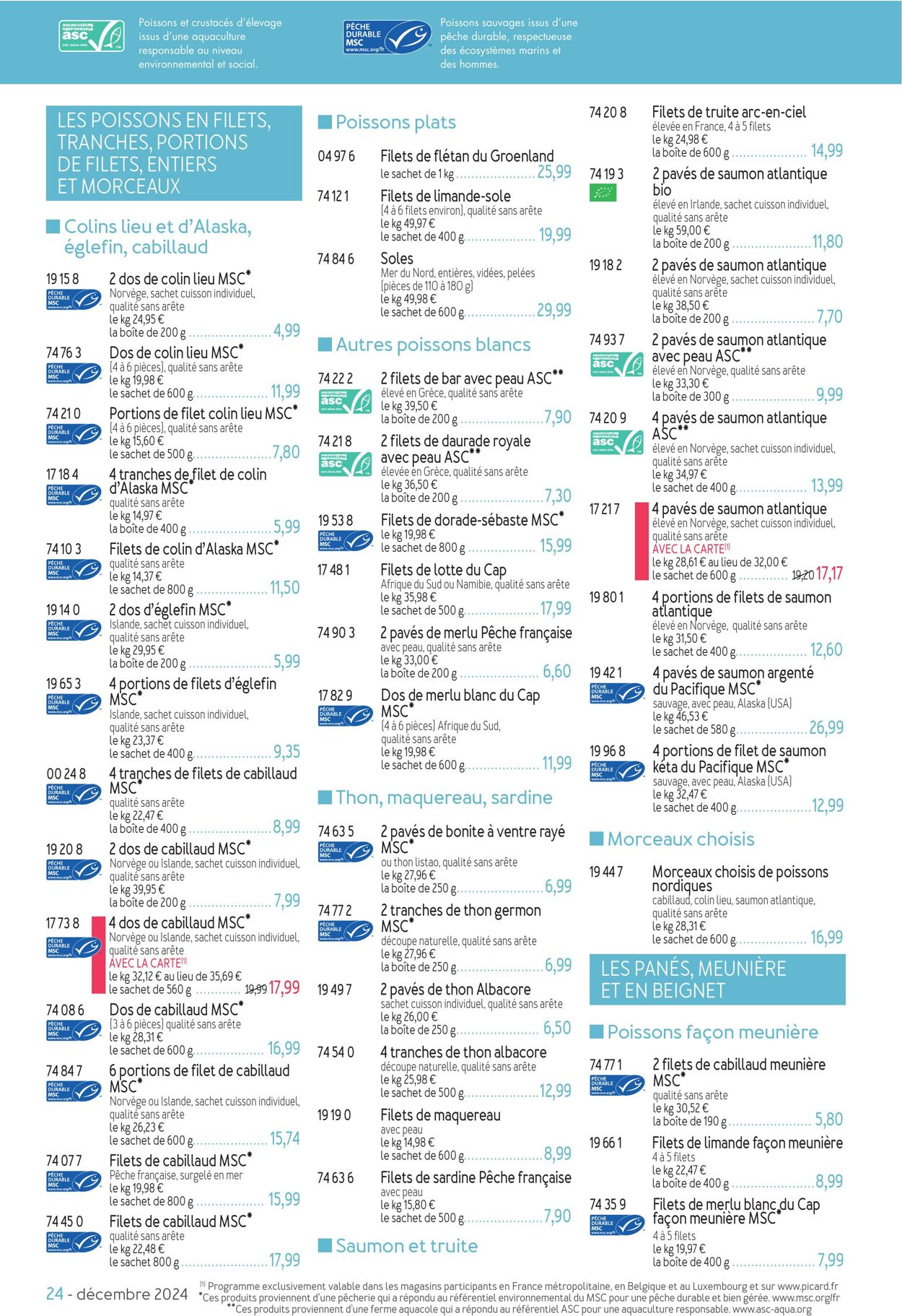 Catalogue Picard 06.01.2025 - 20.01.2025