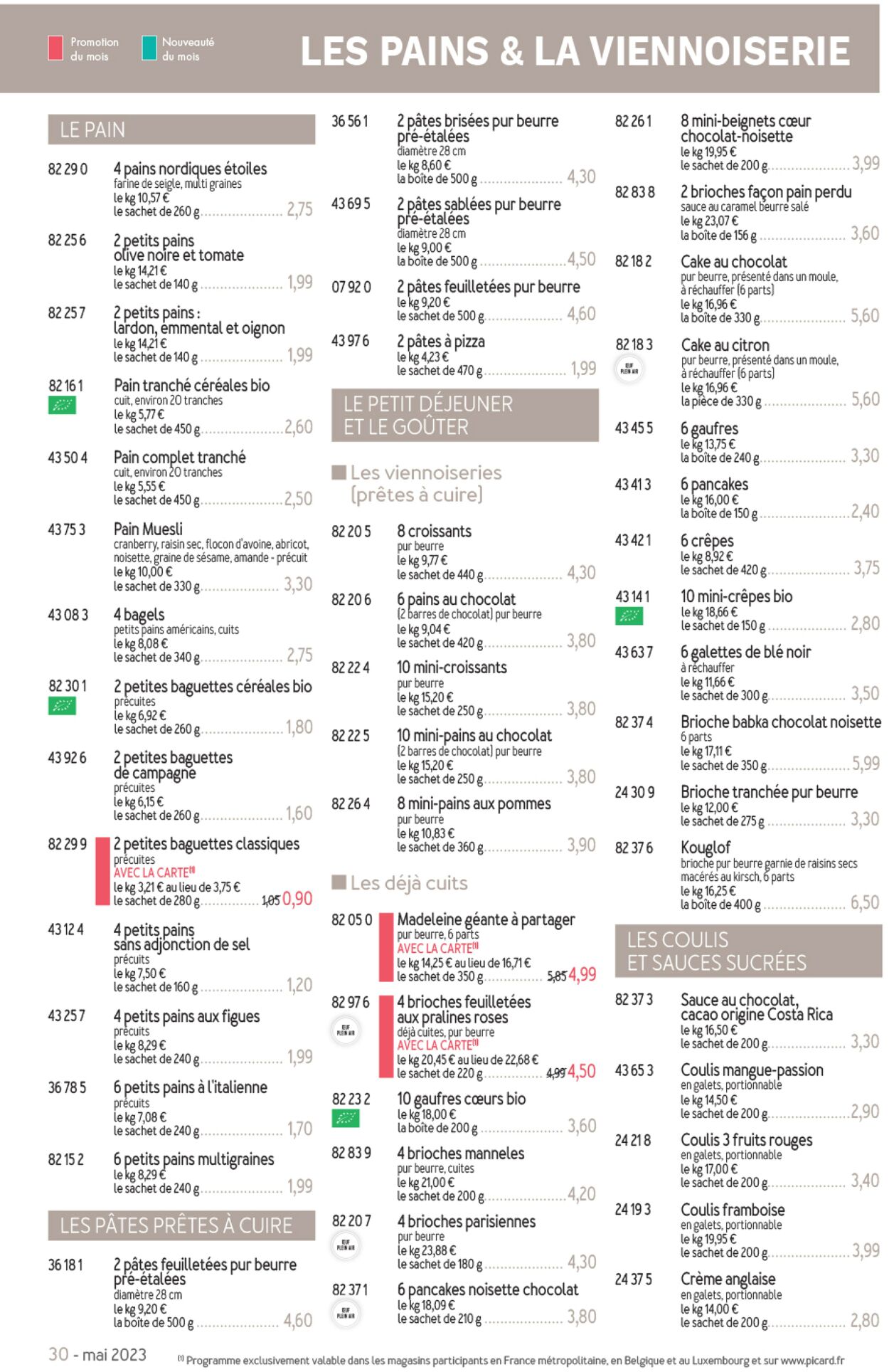 Catalogue Picard 01.05.2023 - 04.06.2023