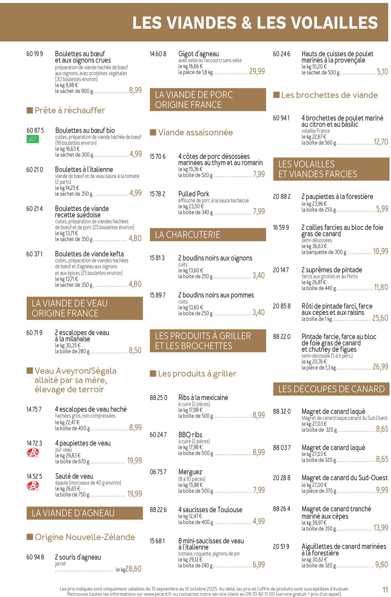 Catalogue Picard 17.11.2025 - 01.12.2025